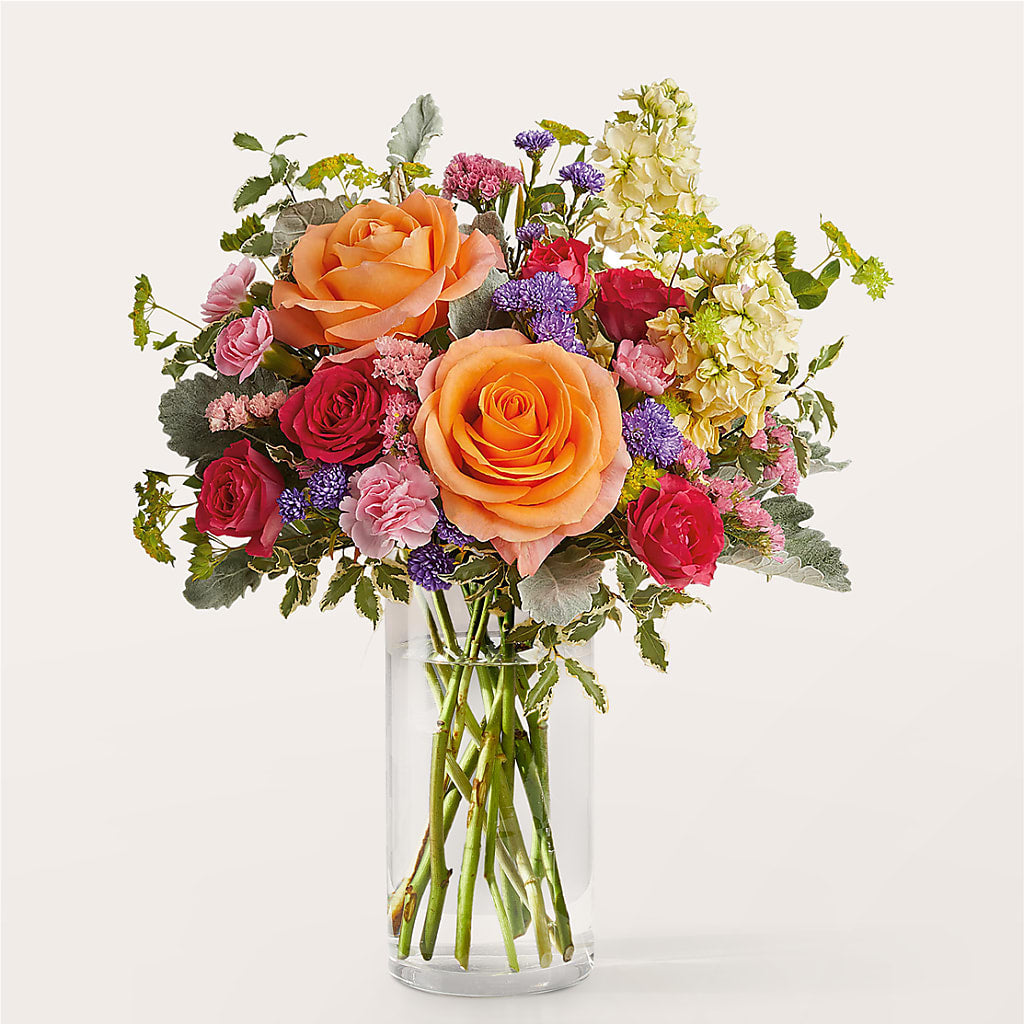 Tangerine Tango Bouquet – Dejavu Florist And Balloons, Durham NC