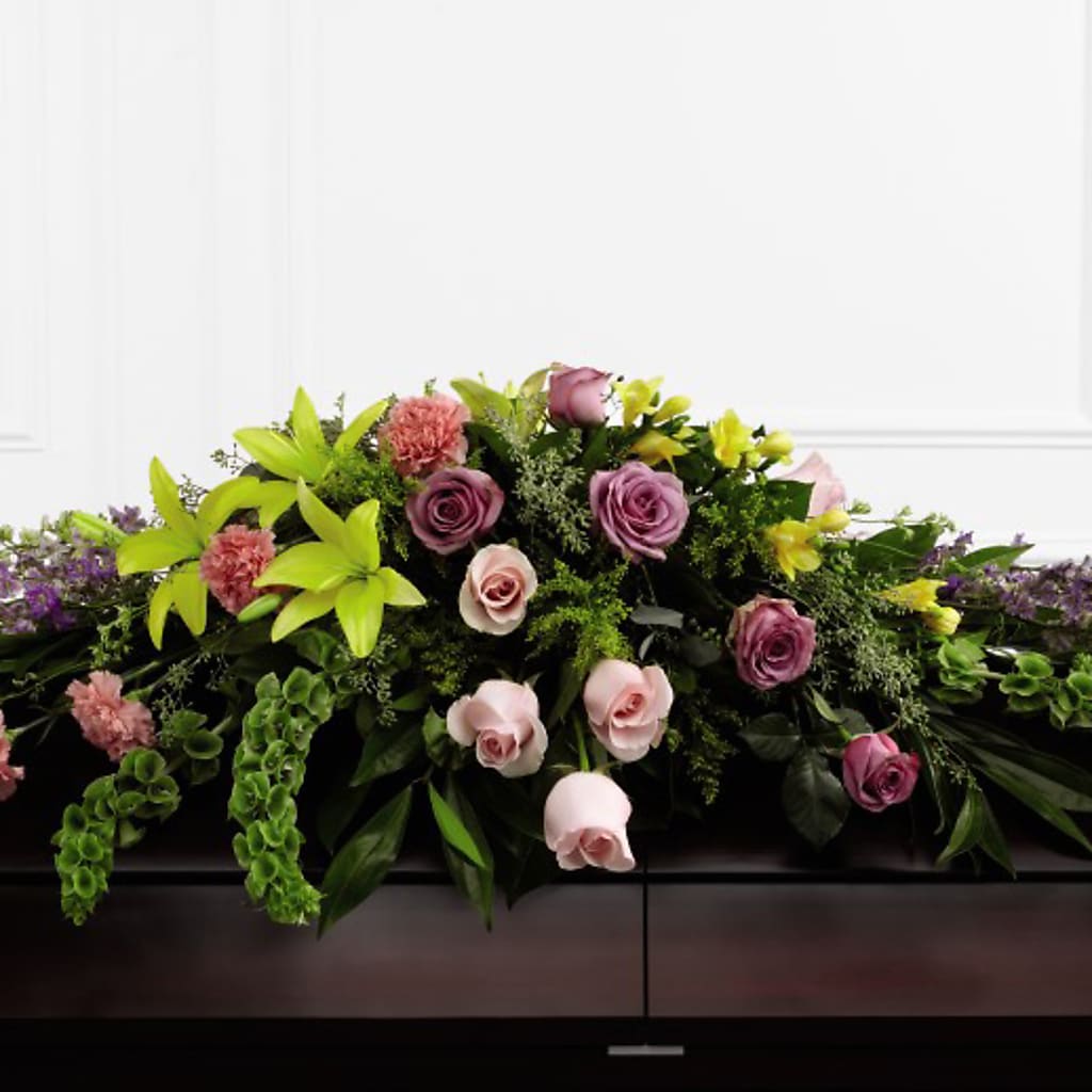 Forever Beloved Casket Spray – Dejavu Florist And Balloons, Durham NC