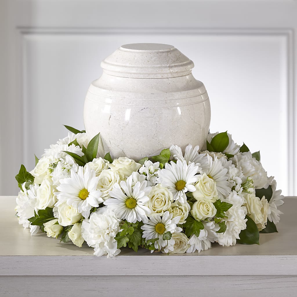 Ivory Gardens Cremation Adornment – Dejavu Florist And Balloons, Durham NC