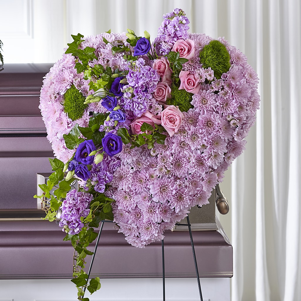Treasured Love Standing Heart – Dejavu Florist And Balloons, Durham NC
