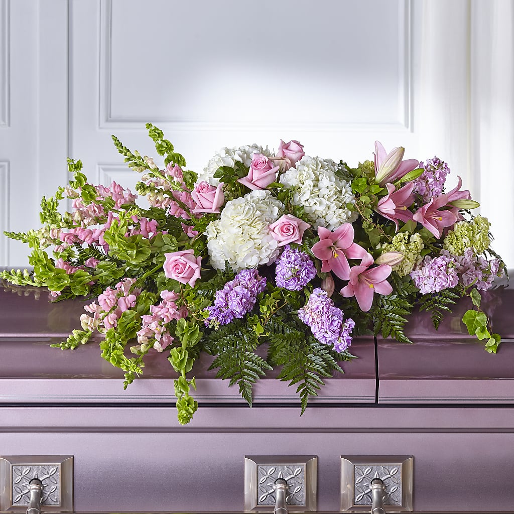 Life's Gratitude Casket Spray – Dejavu Florist And Balloons, Durham NC