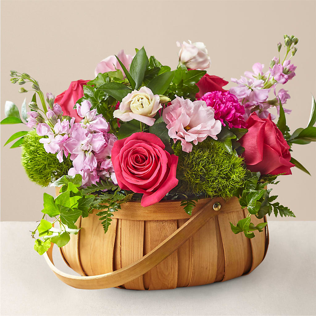 Radiance in Bloom Basket – Dejavu Florist And Balloons, Durham NC