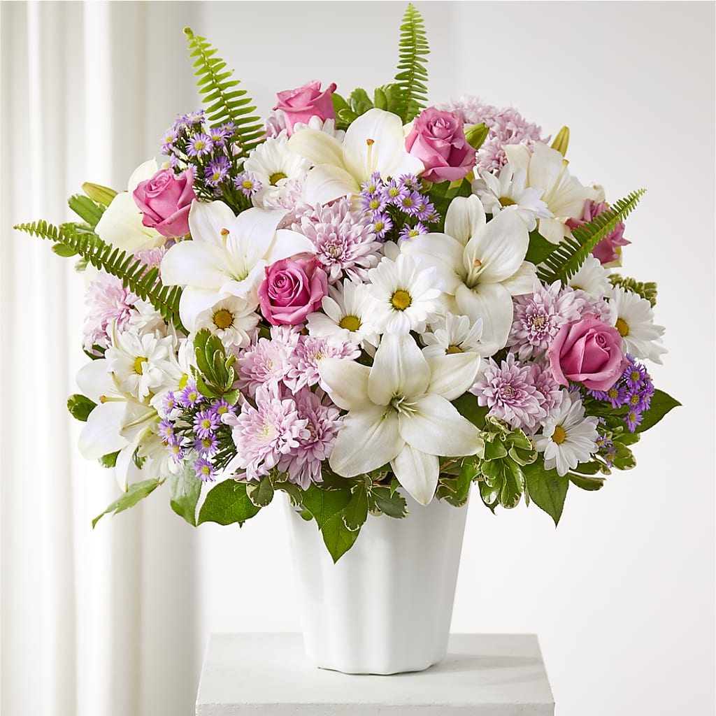Warmest Thoughts Tabletop Basket – Dejavu Florist And Balloons, Durham NC