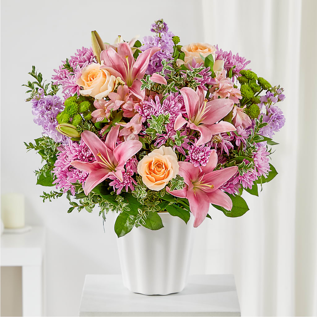 Supportive Embrace Tabletop Basket – Dejavu Florist And Balloons, Durham NC