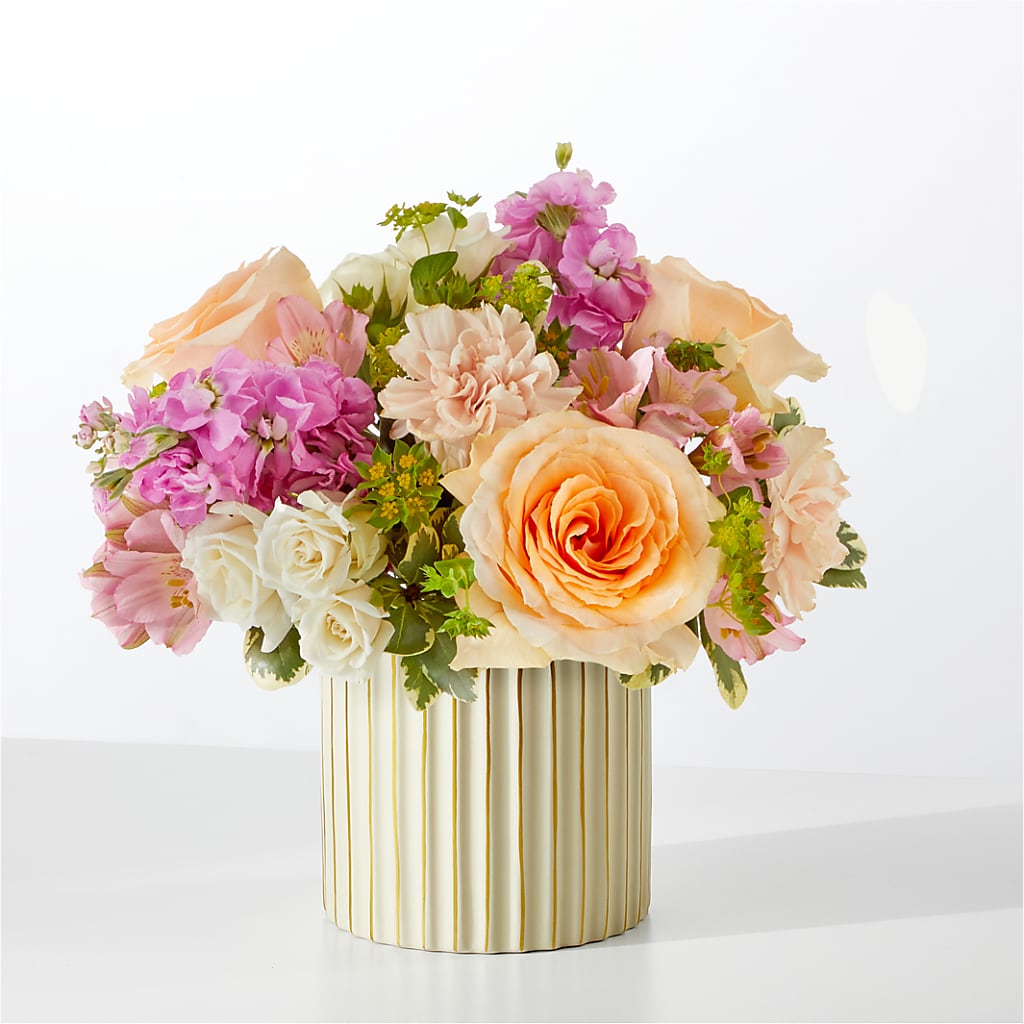 Paradise Bouquet with Ivory Vase – Dejavu Florist And Balloons, Durham NC