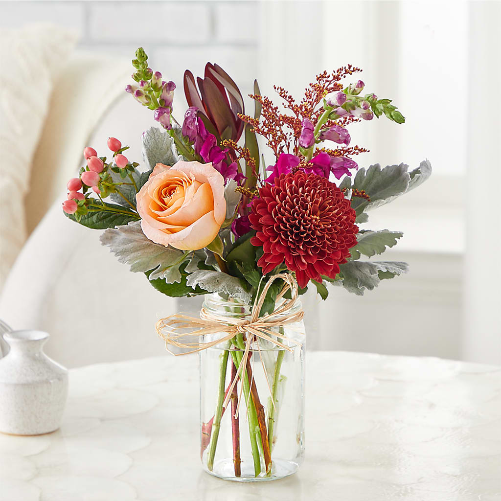 Moody Hues Bouquet – Dejavu Florist And Balloons, Durham NC