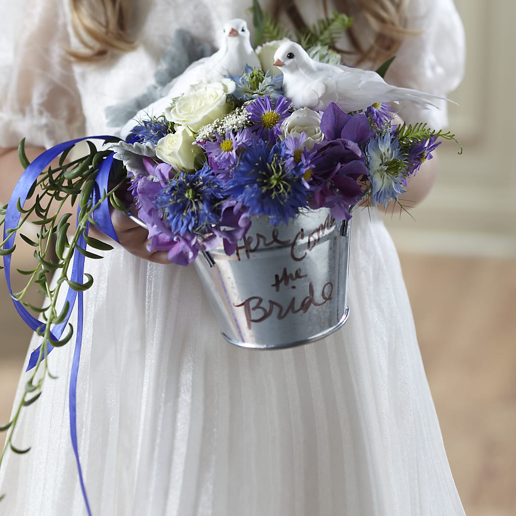 Enchantment Flower Girl Arrangement – Dejavu Florist And Balloons, Durham NC
