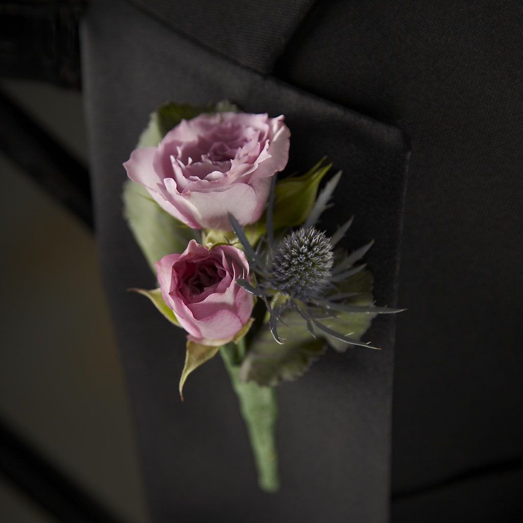 Veronica Boutonniere – Dejavu Florist And Balloons, Durham NC