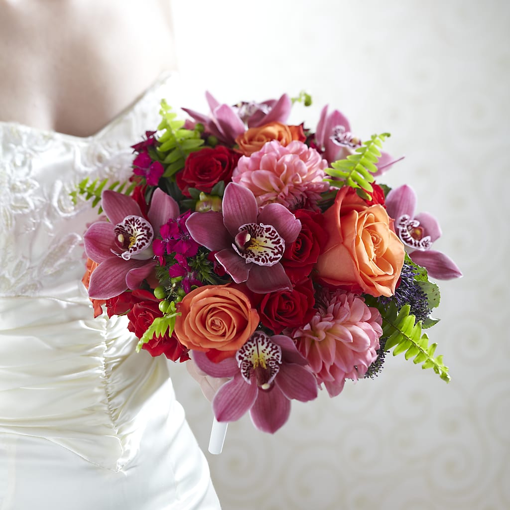 Brilliant Blossoms Bouquet – Dejavu Florist And Balloons, Durham NC