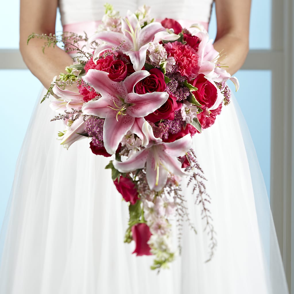 Lily & Rose Bouquet – Dejavu Florist And Balloons, Durham NC