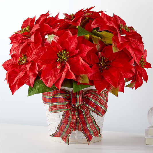 Happiest Holidays Poinsettia –  Dejavu Florist And Balloons, Durham NC