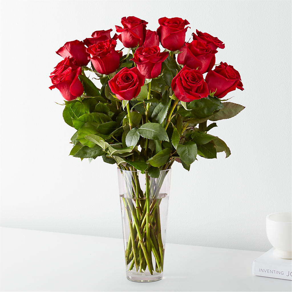Long Stem Red Rose Bouquet –  Dejavu Florist And Balloons, Durham NC