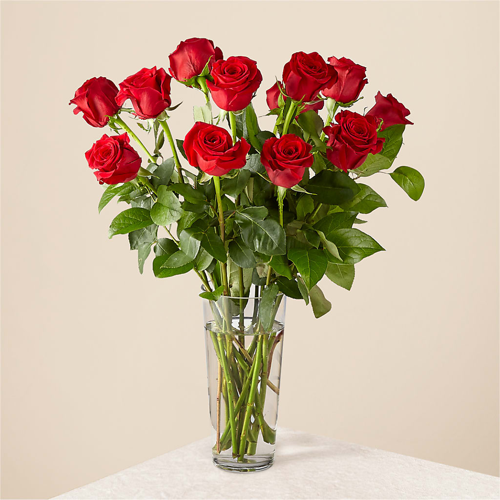 Long Stem Red Rose Bouquet –  Dejavu Florist And Balloons, Durham NC