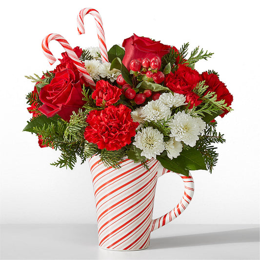 Peppermint Swirl Mug –  Dejavu Florist And Balloons, Durham NC