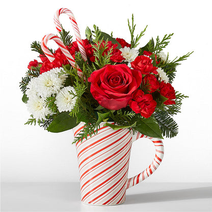Peppermint Swirl Mug –  Dejavu Florist And Balloons, Durham NC