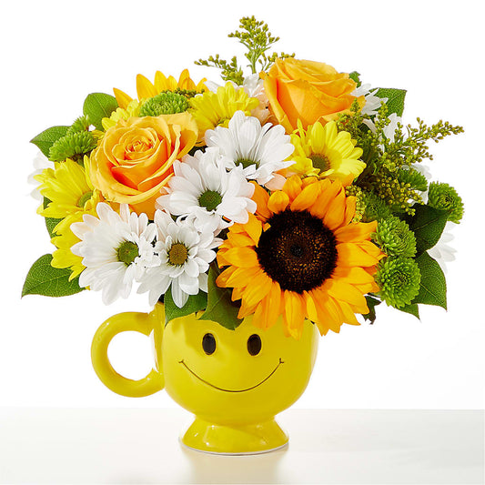 Be Happy Bouquet –  Dejavu Florist And Balloons, Durham NC