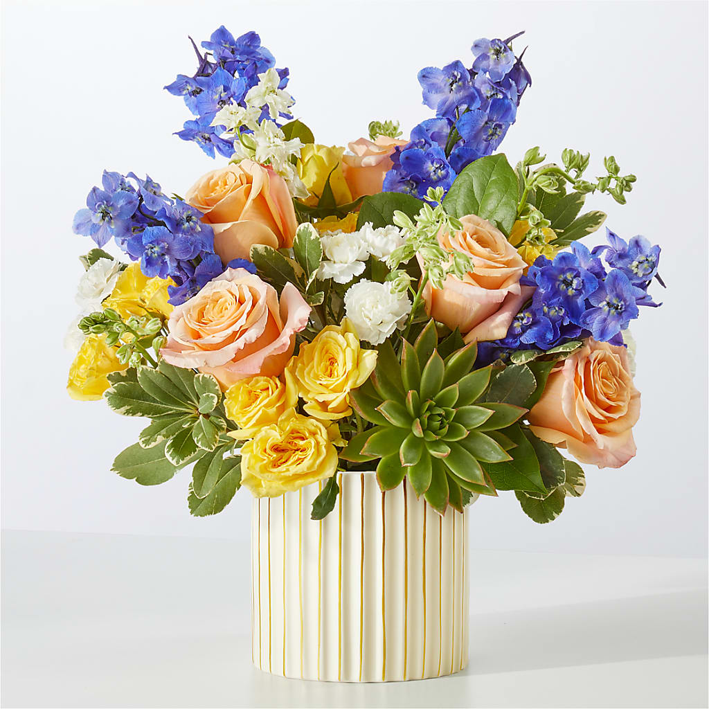 Cobalt Reverie Bouquet –  Dejavu Florist And Balloons, Durham NC