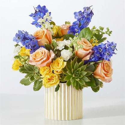 Cobalt Reverie Bouquet –  Dejavu Florist And Balloons, Durham NC