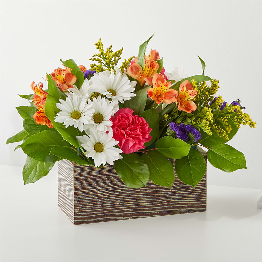 Oopsie Daisy Box Bouquet –  Dejavu Florist And Balloons, Durham NC