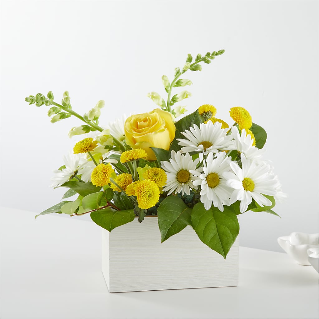 Sun Salutation Box Bouquet –  Dejavu Florist And Balloons, Durham NC