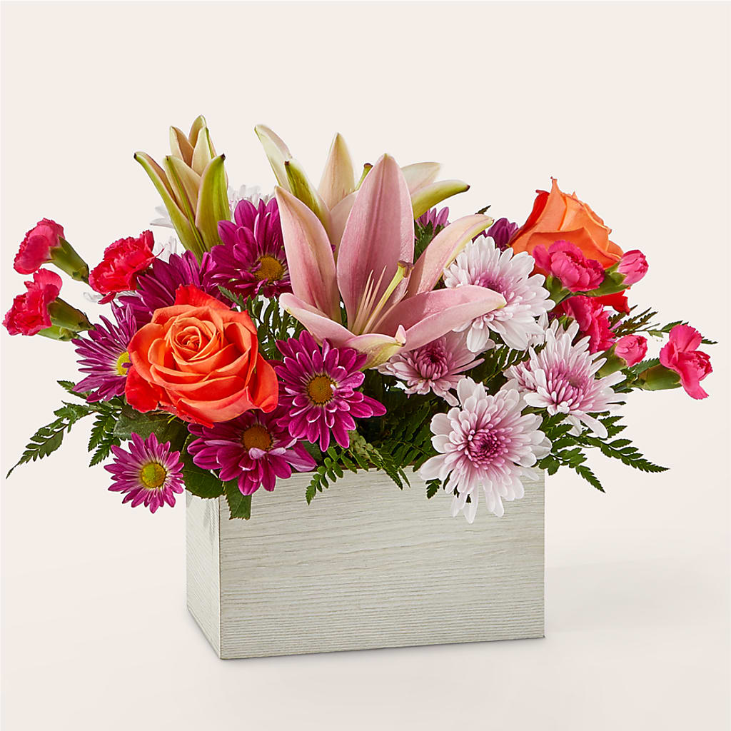 Light of My Life Box Bouquet –  Dejavu Florist And Balloons, Durham NC