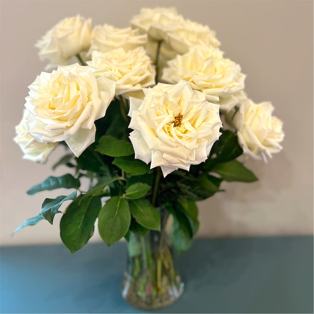 Long Stem Yellow Rose Bouquet –  Dejavu Florist And Balloons, Durham NC