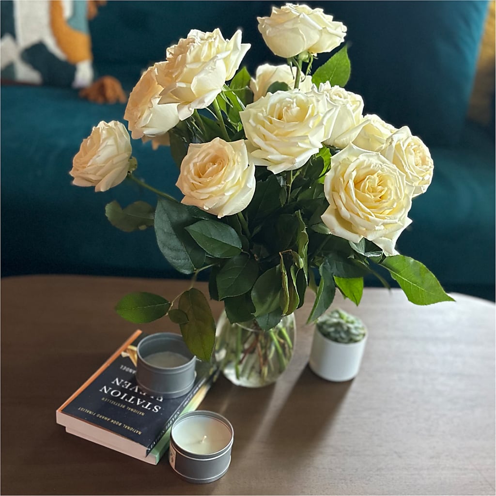 Long Stem Yellow Rose Bouquet –  Dejavu Florist And Balloons, Durham NC