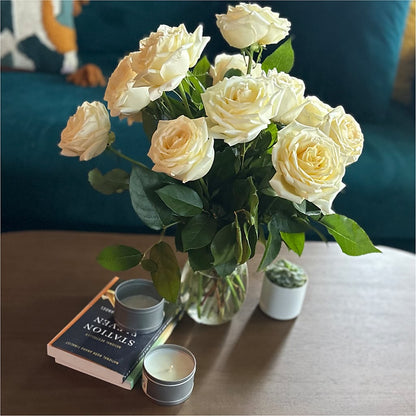 Long Stem Yellow Rose Bouquet –  Dejavu Florist And Balloons, Durham NC