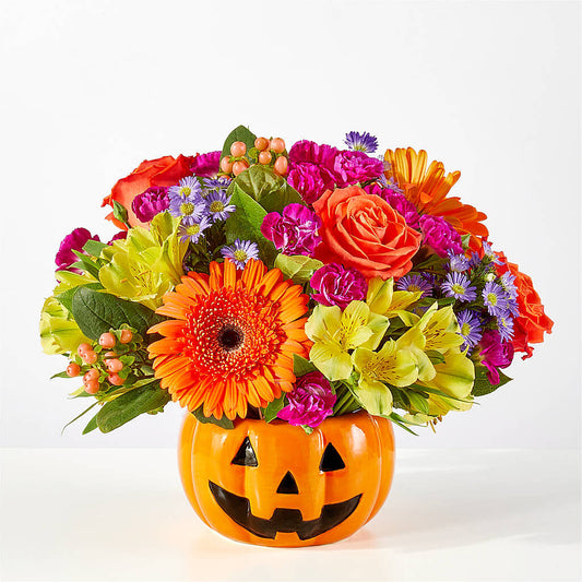 Tricks & Treats Pumpkin –  Dejavu Florist And Balloons, Durham NC