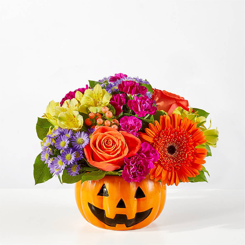 Tricks & Treats Pumpkin –  Dejavu Florist And Balloons, Durham NC