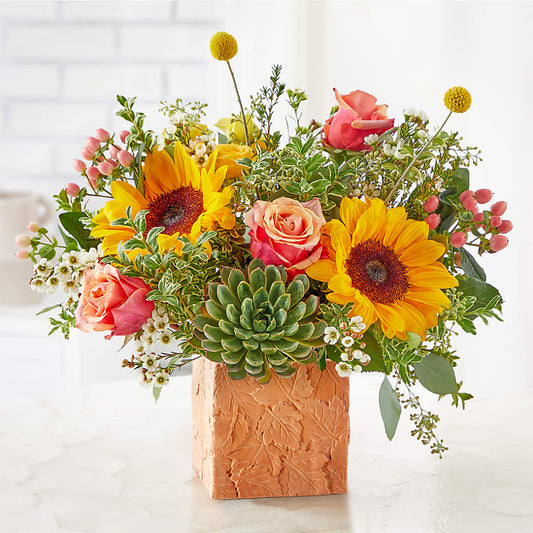 Sunflower Season Bouquet –  Dejavu Florist And Balloons, Durham NC