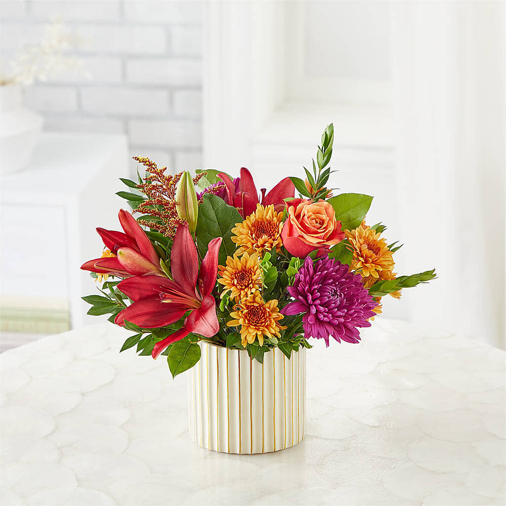 Burgundy Landscape Bouquet –  Dejavu Florist And Balloons, Durham NC