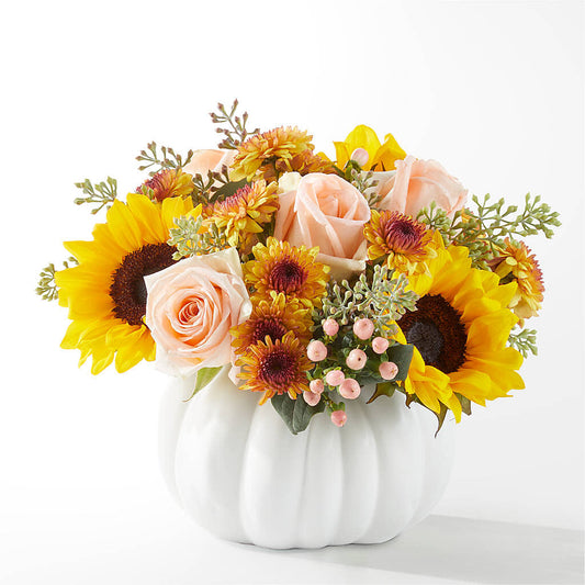 Pumpkin to Talk About Bouquet –  Dejavu Florist And Balloons, Durham NC