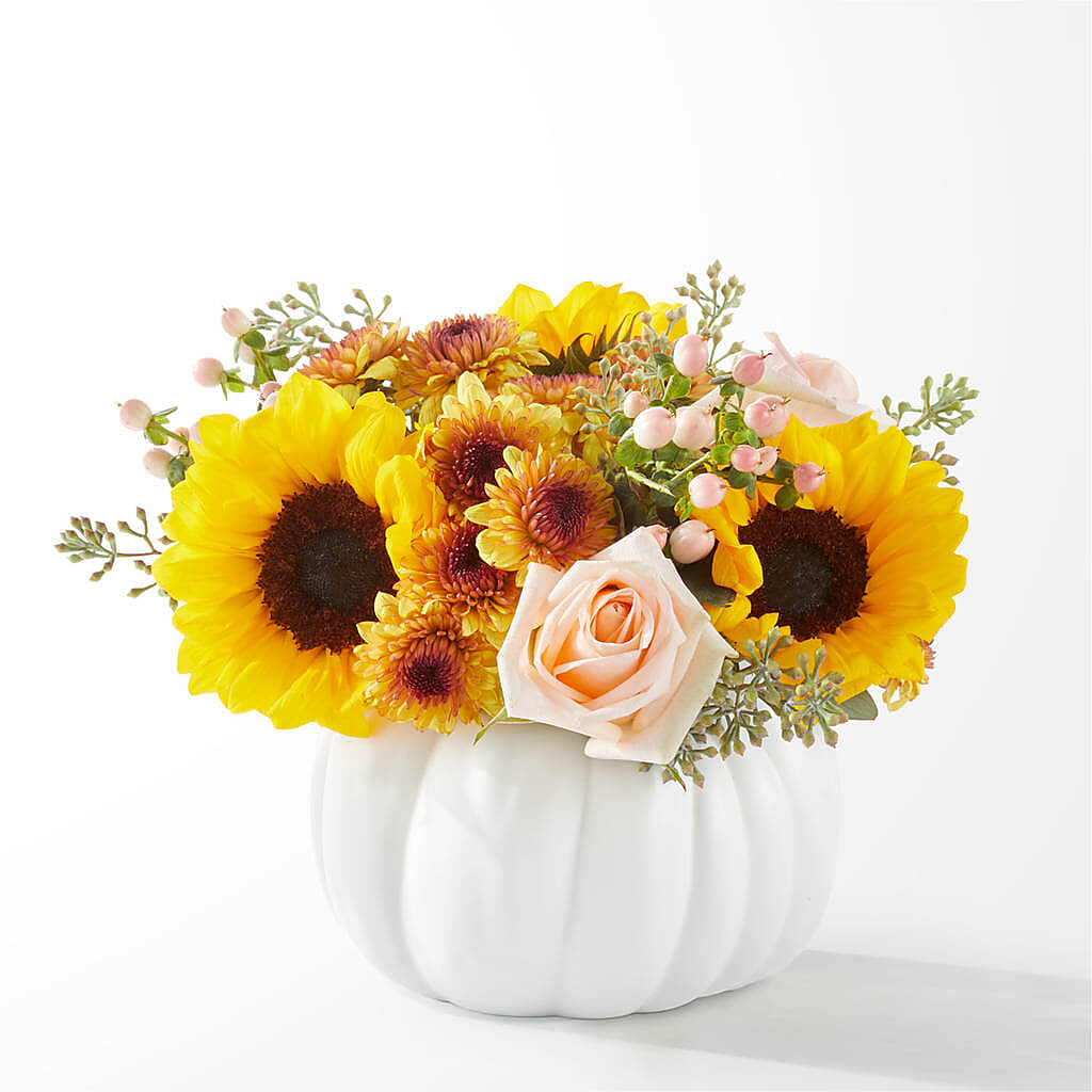 Pumpkin to Talk About Bouquet –  Dejavu Florist And Balloons, Durham NC