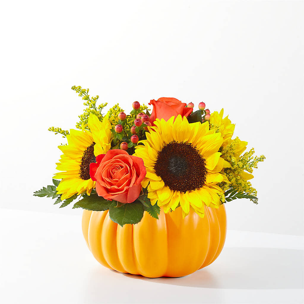 Pick of the Patch Pumpkin Bouquet –  Dejavu Florist And Balloons, Durham NC
