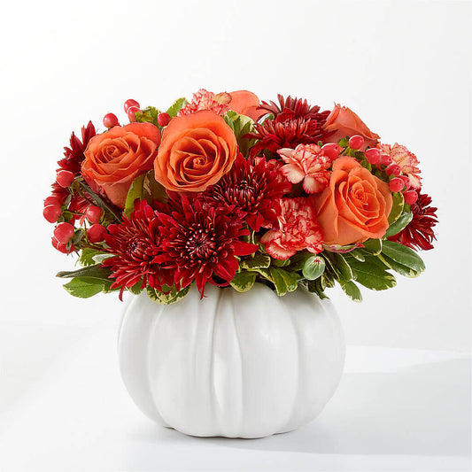 Autumn Air Pumpkin Bouquet –  Dejavu Florist And Balloons, Durham NC