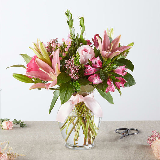 Pink Ribbon - A Florist Original –  Dejavu Florist And Balloons, Durham NC