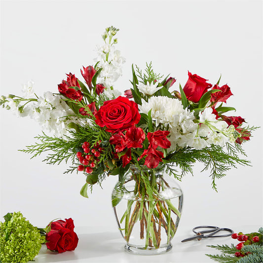 Merry Moment Bouquet – A Florist Original –  Dejavu Florist And Balloons, Durham NC