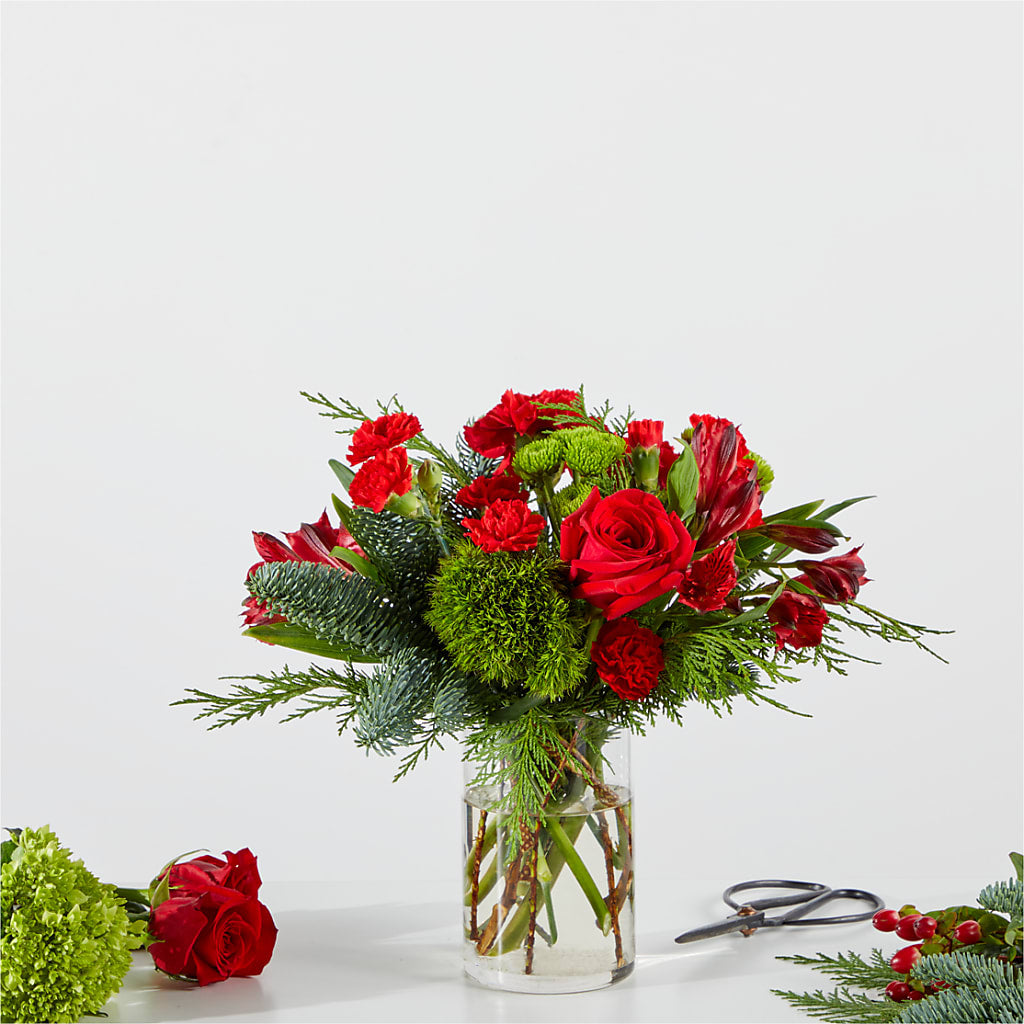 Merry Moment Bouquet – A Florist Original –  Dejavu Florist And Balloons, Durham NC