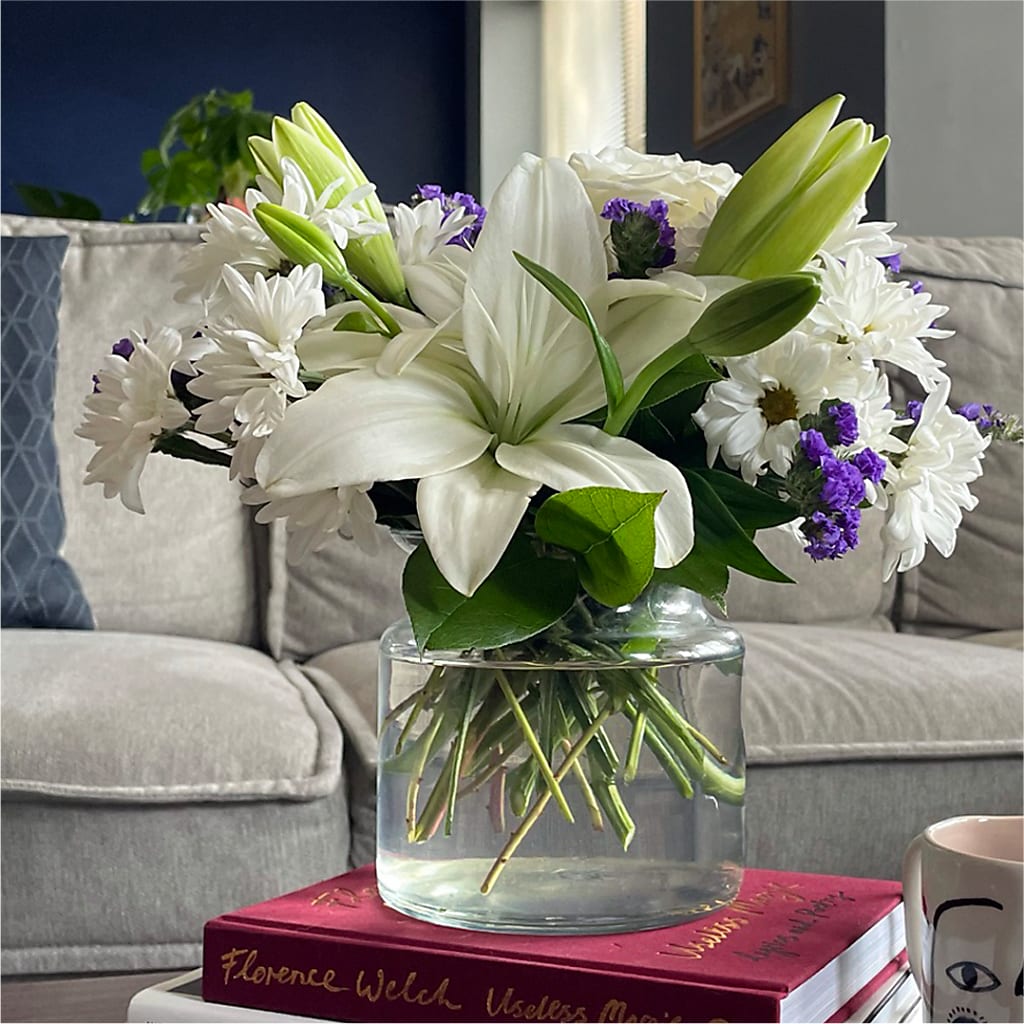 Beyond Blue Bouquet –  Dejavu Florist And Balloons, Durham NC