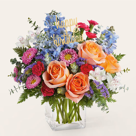 Birthday Bash Bouquet –  Dejavu Florist And Balloons, Durham NC