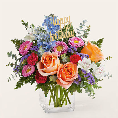 Birthday Bash Bouquet –  Dejavu Florist And Balloons, Durham NC