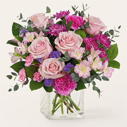 Rosy Radiance Bouquet –  Dejavu Florist And Balloons, Durham NC