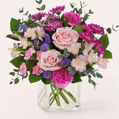Rosy Radiance Bouquet –  Dejavu Florist And Balloons, Durham NC