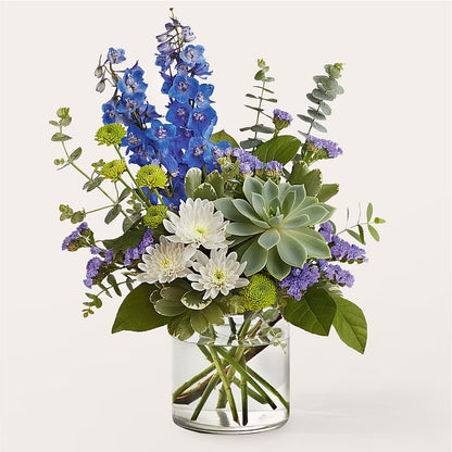 Cerulean Waves Bouquet –  Dejavu Florist And Balloons, Durham NC