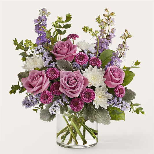 Violet Frost Bouquet –  Dejavu Florist And Balloons, Durham NC