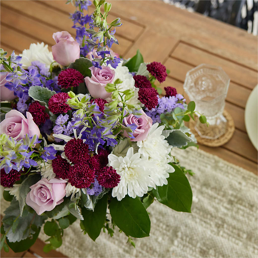 Violet Frost Bouquet –  Dejavu Florist And Balloons, Durham NC