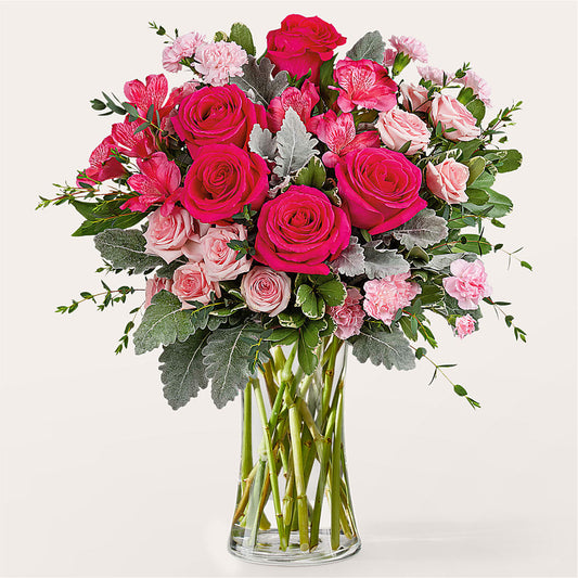 Tickled Pink Bouquet –  Dejavu Florist And Balloons, Durham NC