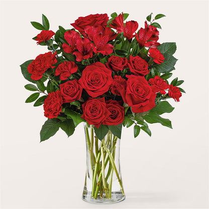 Brilliant Ruby Bouquet –  Dejavu Florist And Balloons, Durham NC