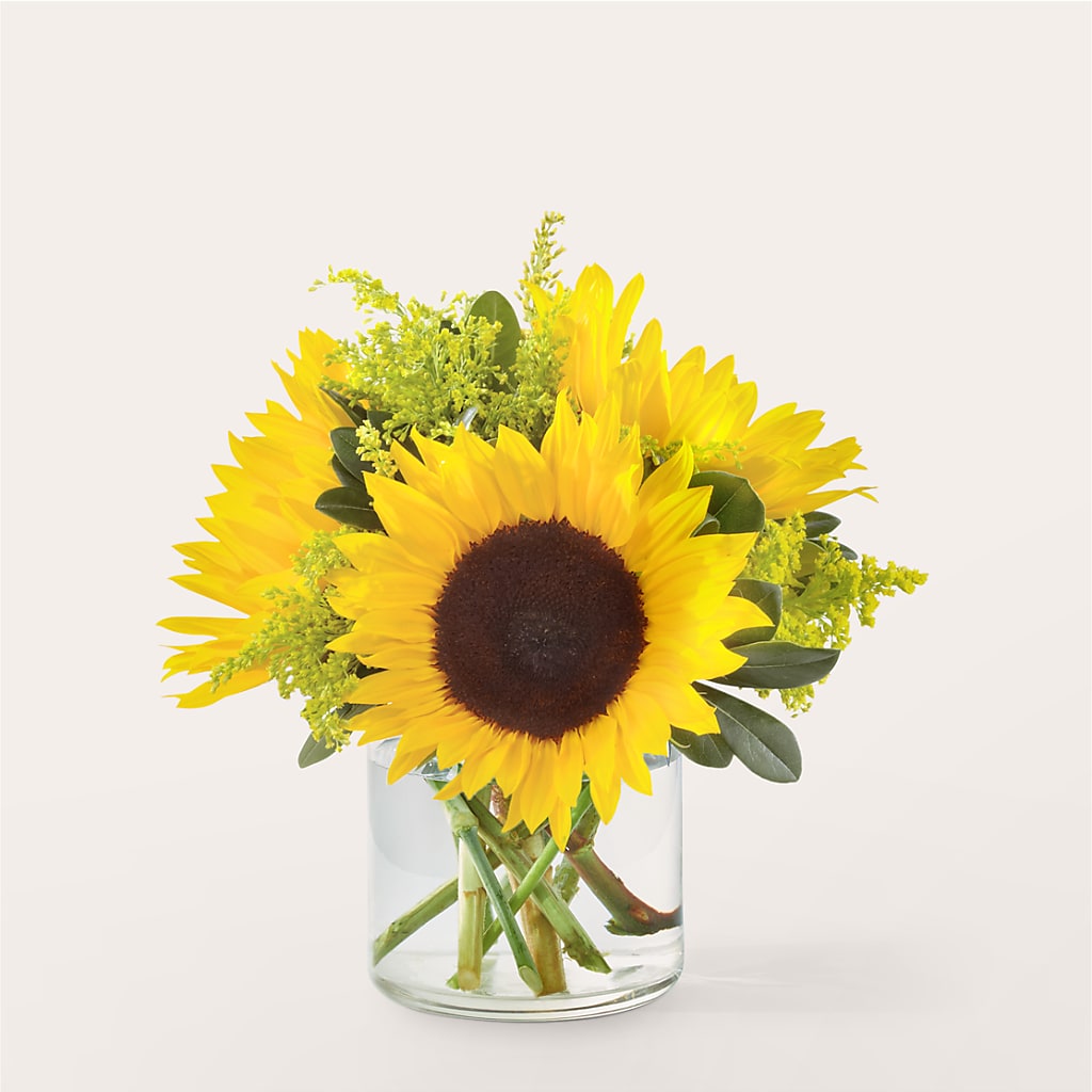 Beaming Sunflower Bouquet –  Dejavu Florist And Balloons, Durham NC